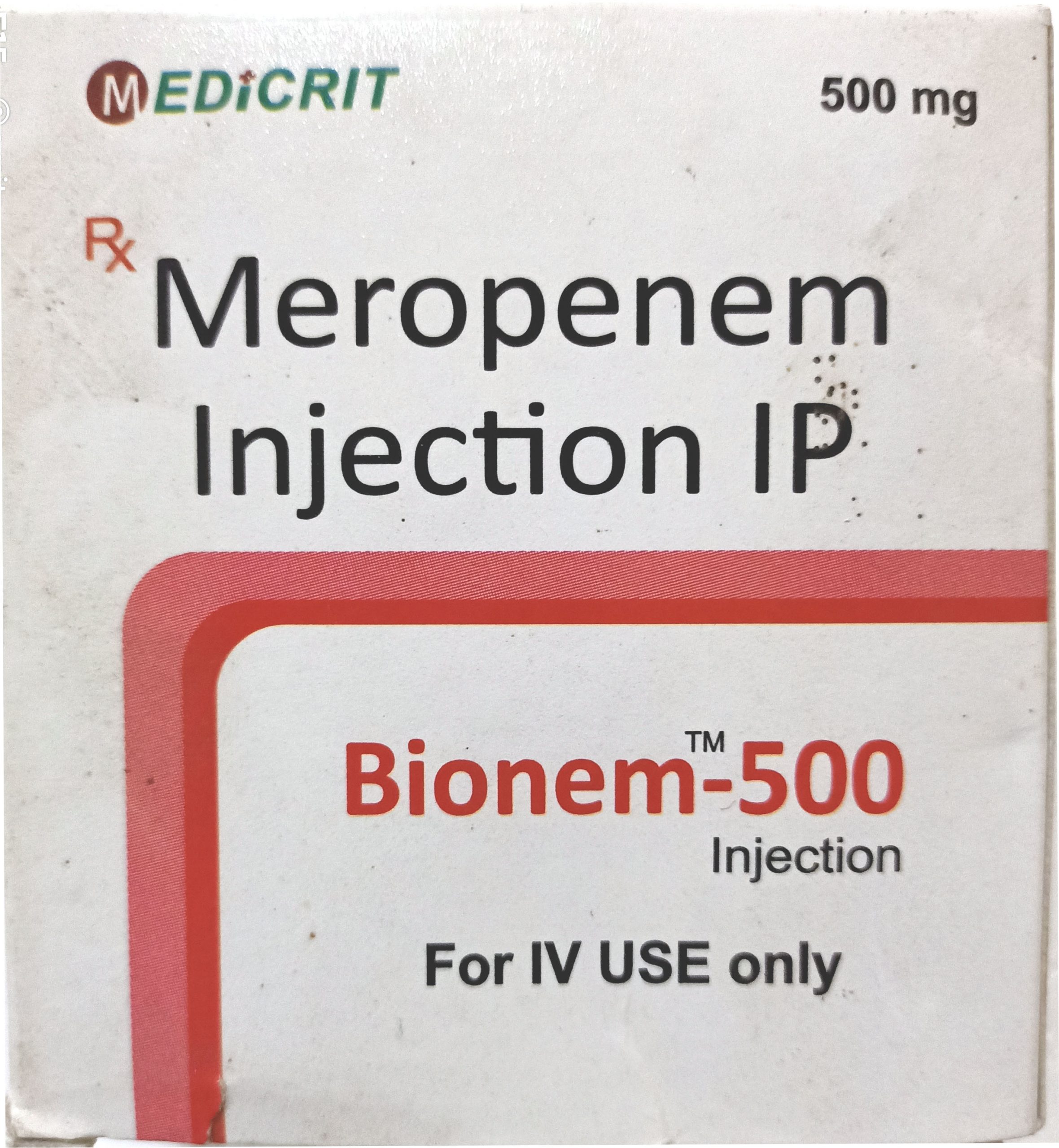 Bionem-500 mg Injection