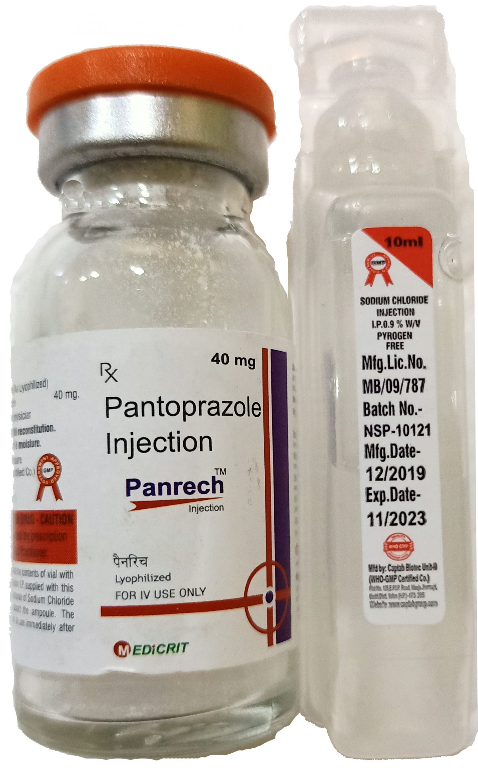 Panrech 40mg Injection-1