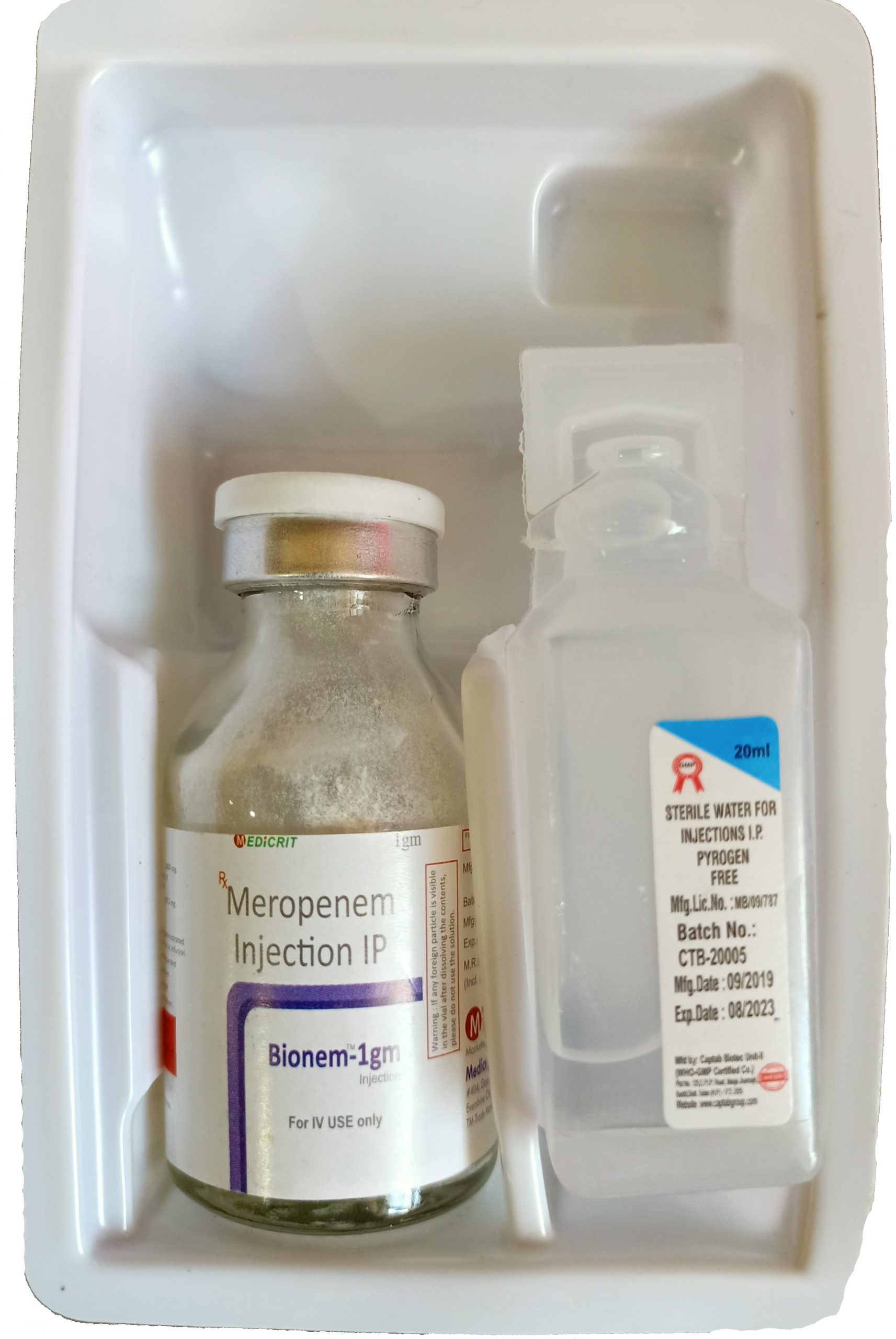 Bionem 1 GM Injection back